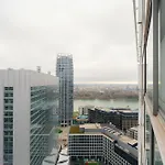 High Floor 2br Downtown With Danube View Balcony Parking Available *