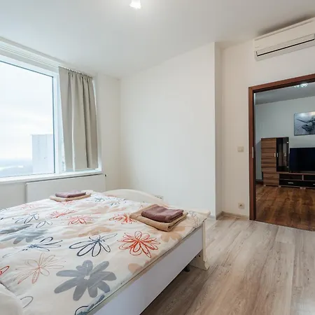 High Floor 2br Downtown With Danube View Balcony Parking Available
